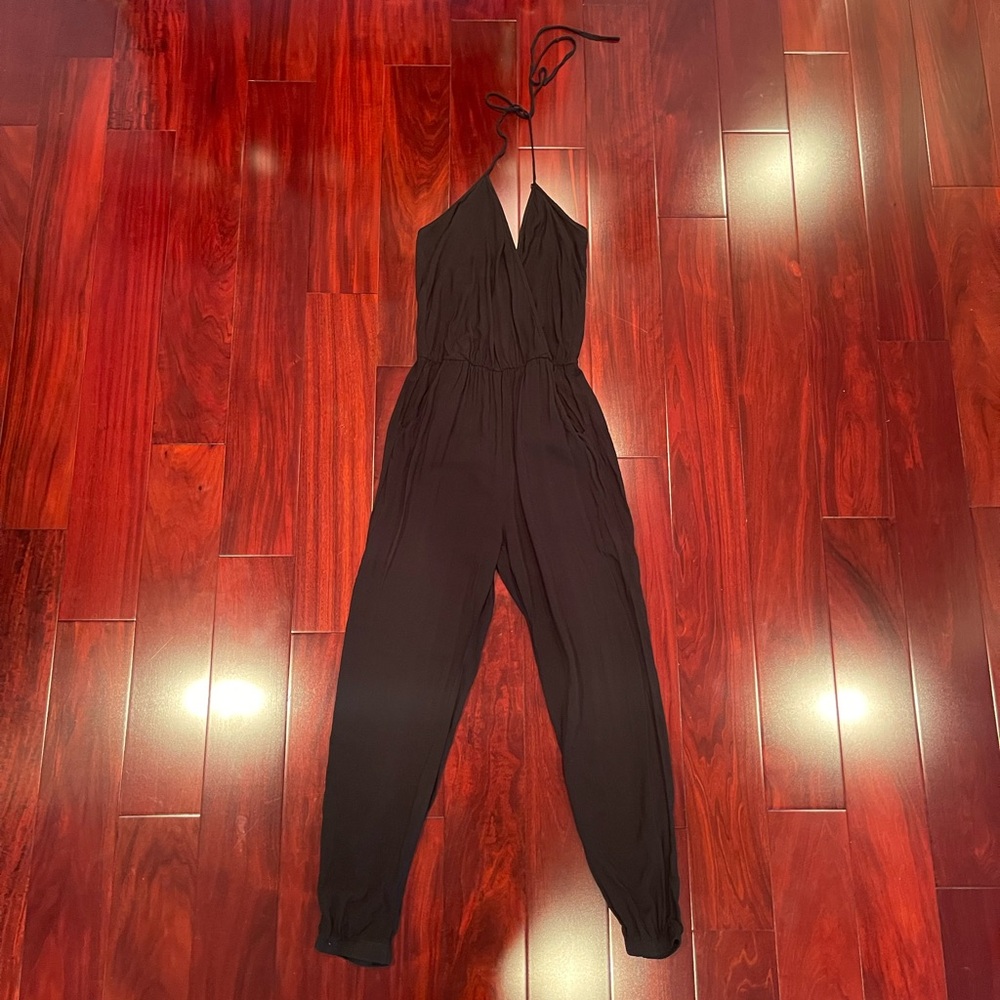 ‼️SOLD on FB Marketplace: Black Halter Jumpsuit